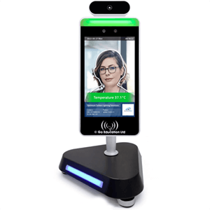 Facial Recognition Thermometer Display
